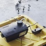 A small plug-in fog machine