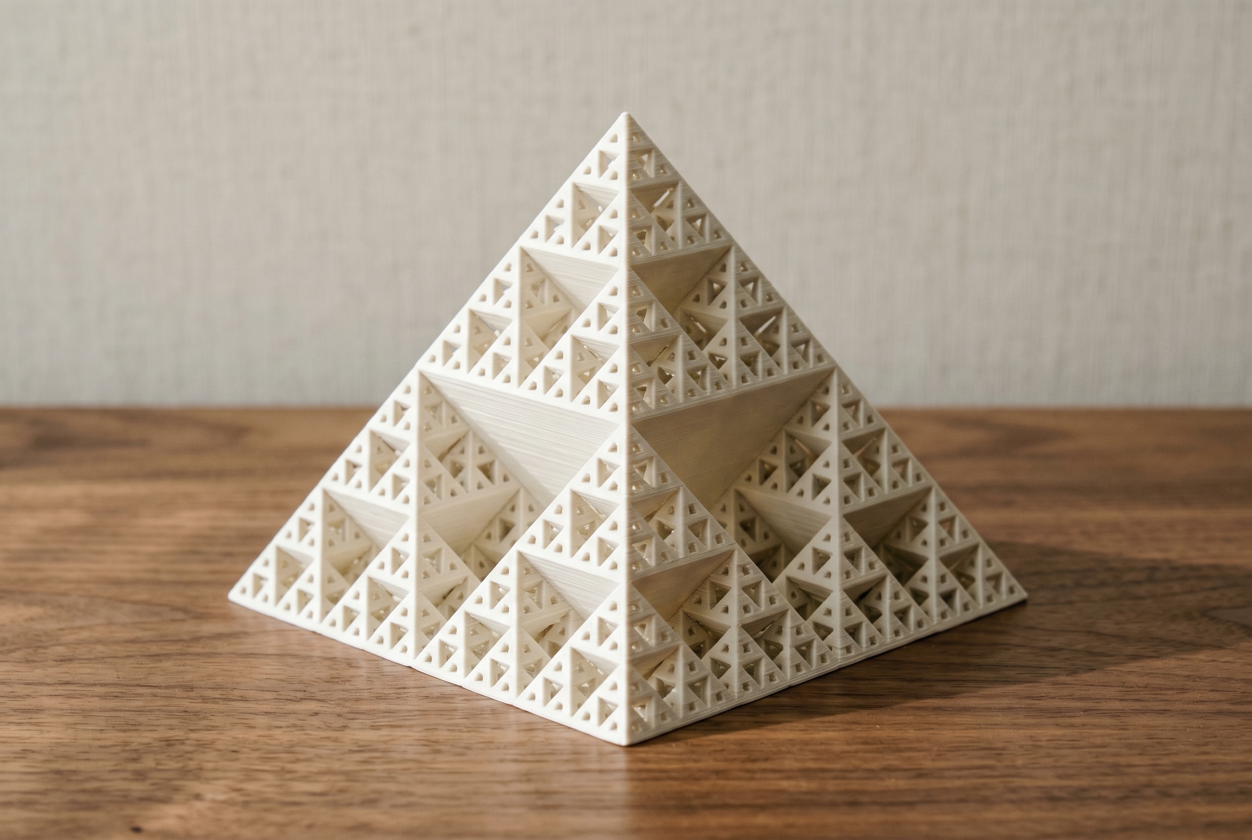 3D-printed Sierpinski tetrahedron