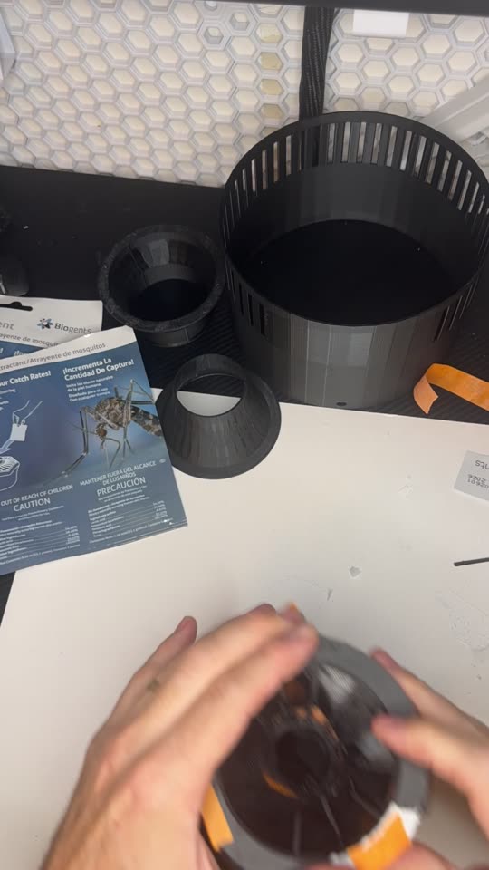 Opening the Sweetscent bait package